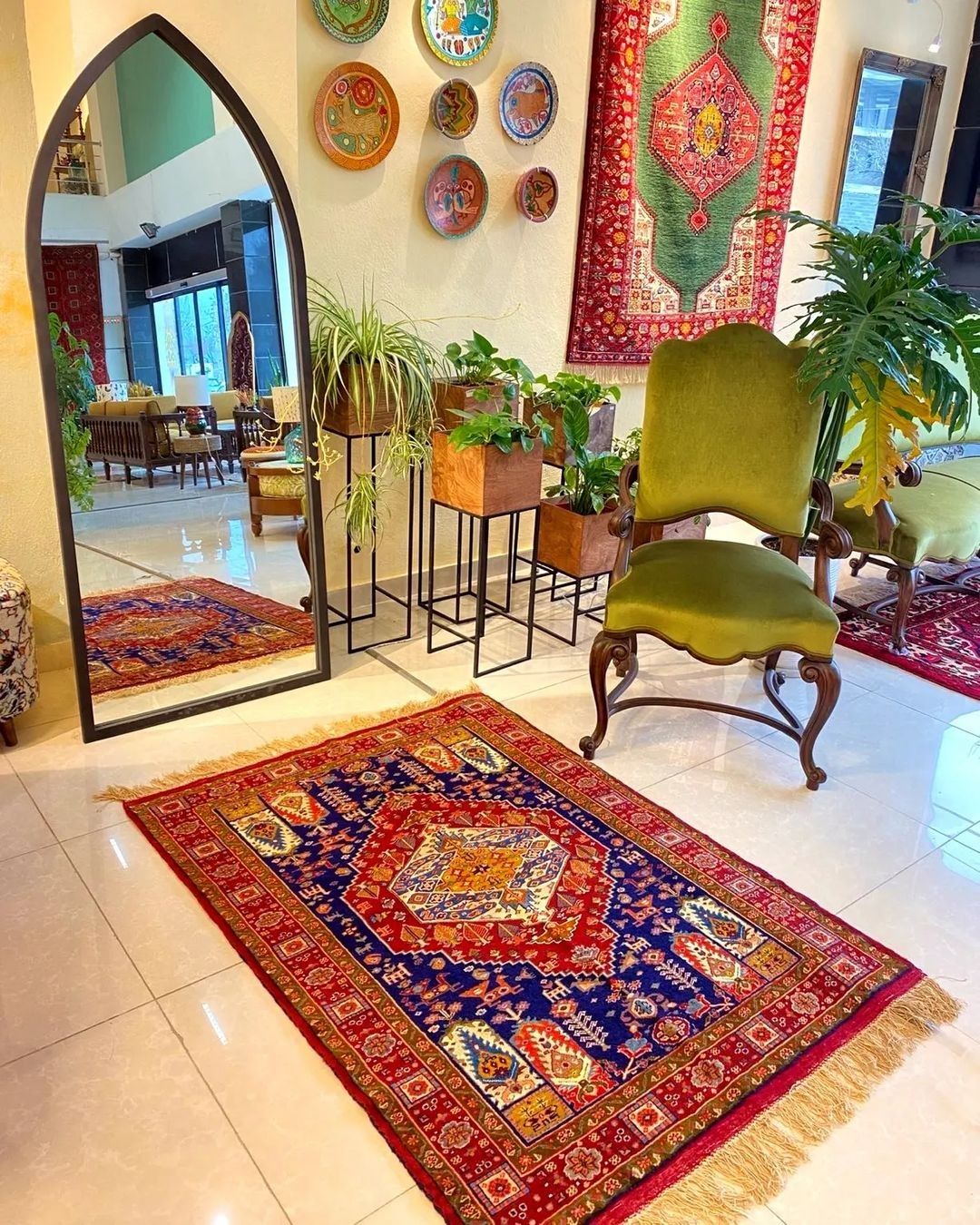 دکوراسیون و چیدمان پذیرایی ایرانی