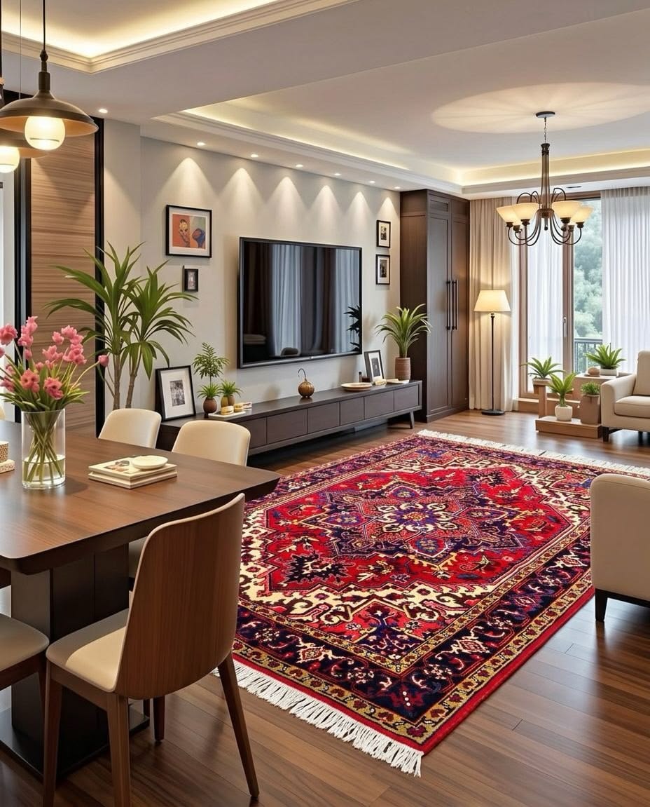 دکوراسیون و چیدمان پذیرایی ایرانی