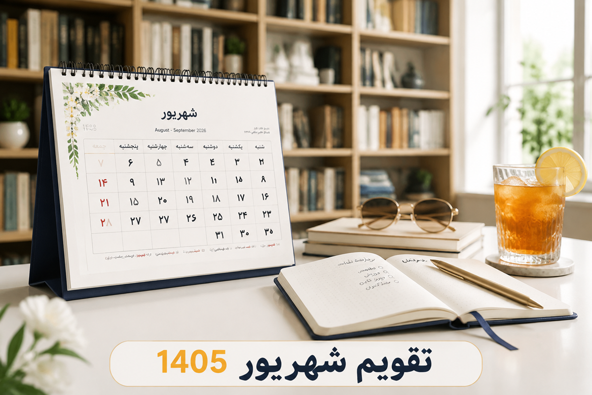 تقویم شهریور امسال