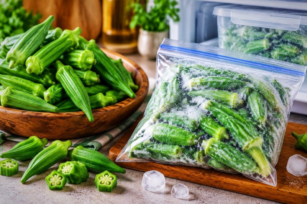 فریز کردن بامیه چگونه است - مدت زمان نگهداری بامیه در یخچال