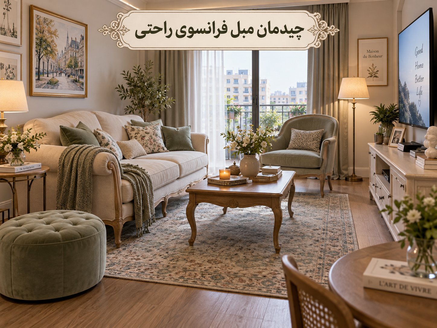 چیدمان مبل فرانسوی