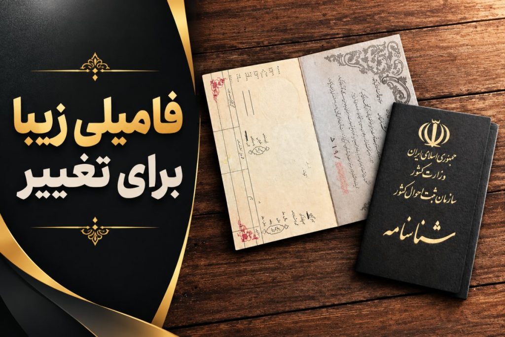 فامیلی زیبا برای تغییر | نام خانوادگی جدید، باکلاس، اصیل و ایرانی