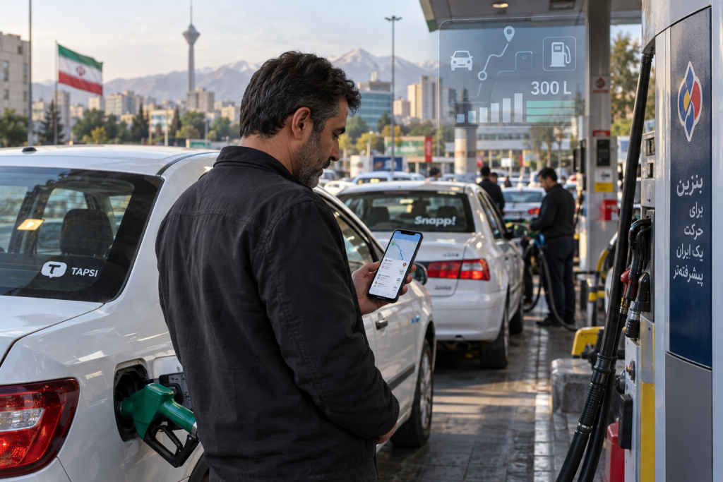 سهمیه بنزین اسنپ و تپسی