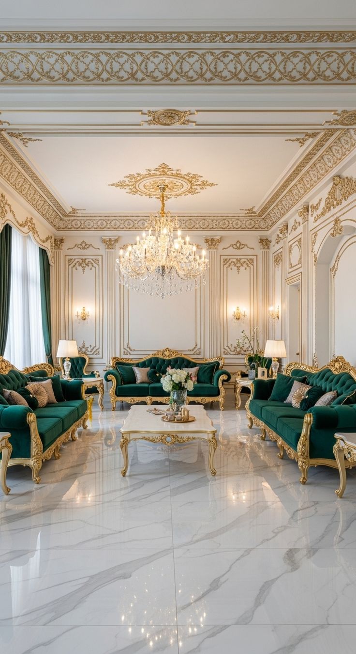 چیدمان پذیرایی مستطیلی