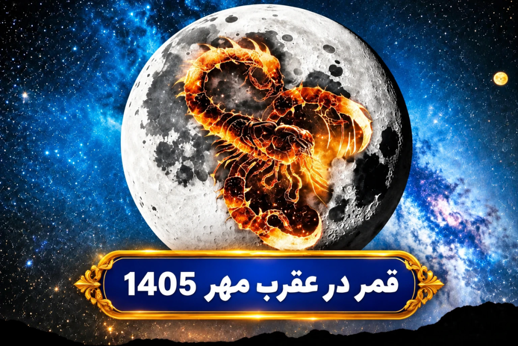 قمر در عقرب مهر ماه 1405 چند روز دیگه شروع میشه؟ + تاریخ و ساعت دقیق