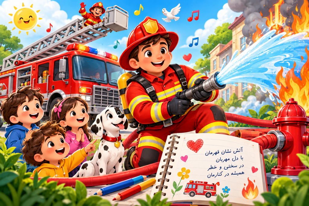شعر درباره آتش نشان