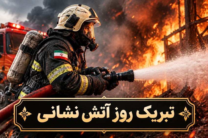 تبریک روز آتش نشانی