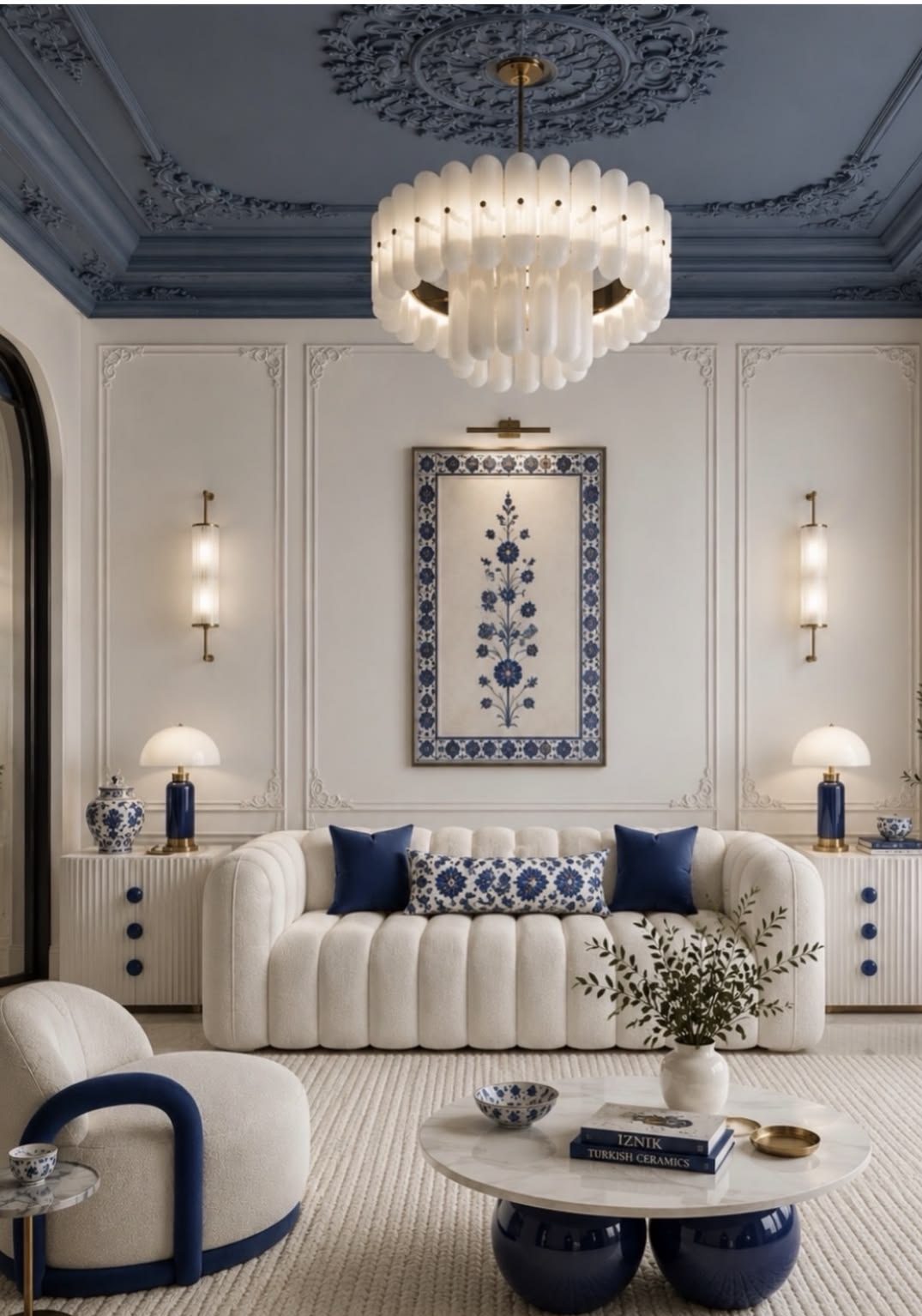 چیدمان پذیرایی مربع