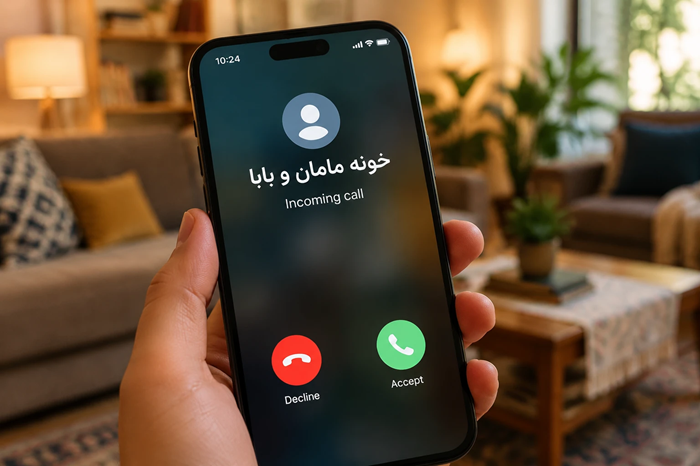 ایده سیو شماره تلفن خونه