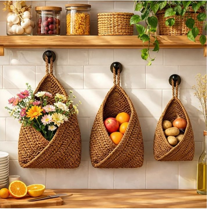 وسایل حصیری آشپزخانه