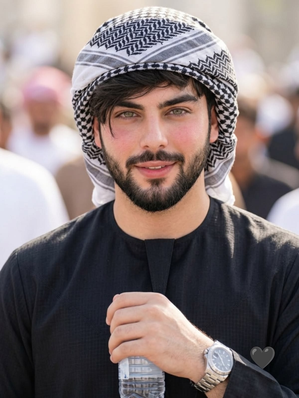 عکس پروفایل پسرانه با چفیه