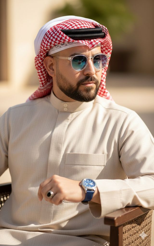 عکس پروفایل پسرانه با چفیه