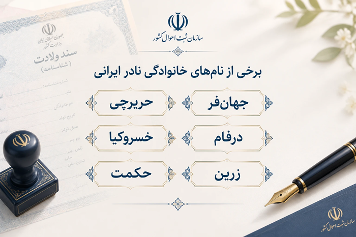 کمیاب ترین نام خانوادگی