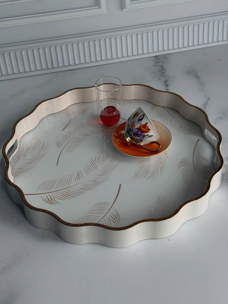 سینی سرو چای طرحدار