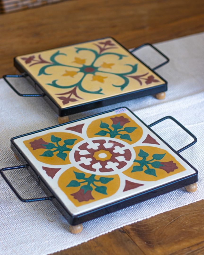 سینی سرو چای طرحدار