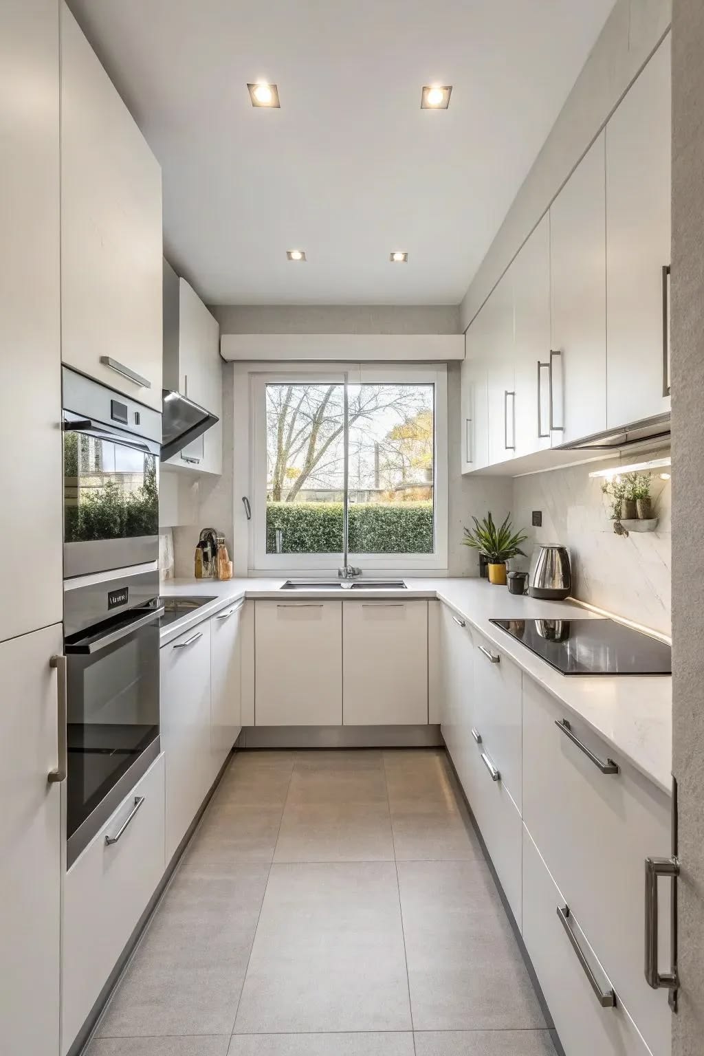 کابینت برای آشپزخانه مستطیل -دراز