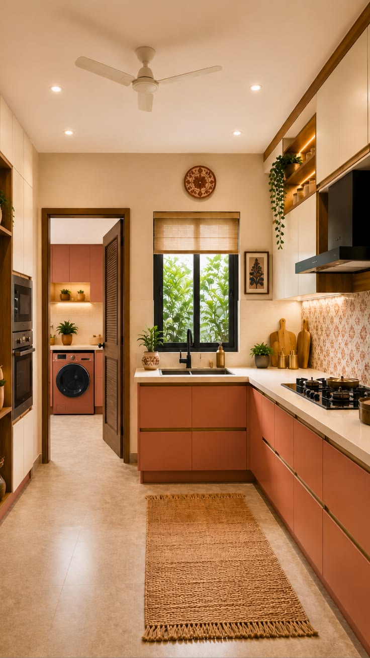 کابینت برای آشپزخانه مستطیل -دراز