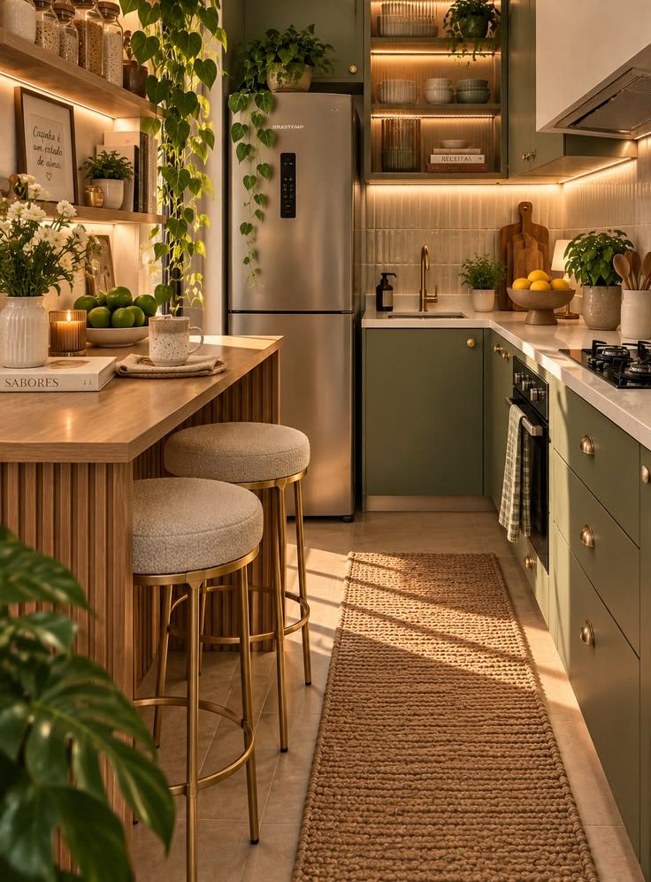 کابینت برای آشپزخانه مستطیل -دراز