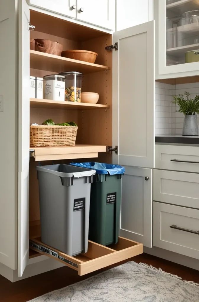مدل سطل زباله کابینتی