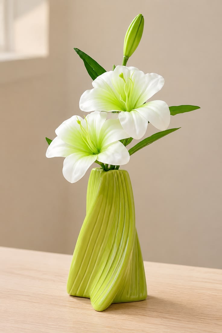 گلدان شیک گل و گیاه طبیعی
