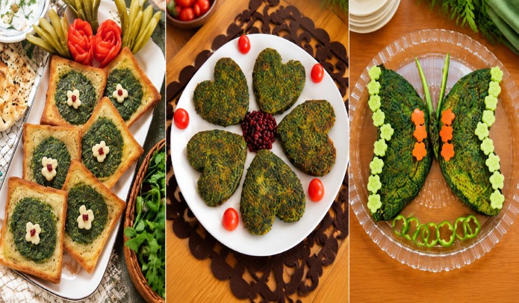 تزئین کوکوسبزی مجلسی؛ مدلهای شیک برای مدرسه، فینگر فود و میهمانی ها
