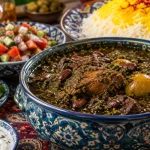 قورمه سبزی با گوشت چرخکرده برای ۵ تا ۶ نفر؛ مواد لازم و روش پخت