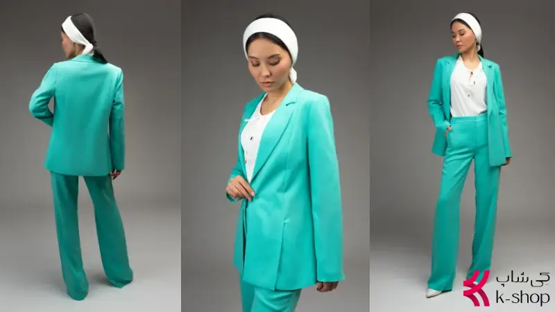 Women's green coat