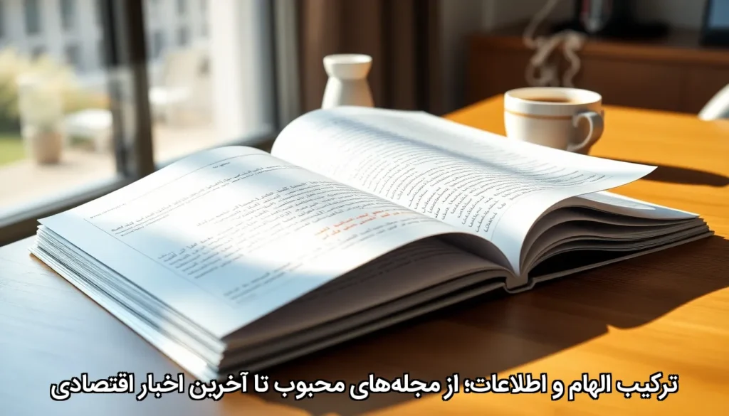ترکیب الهام و اطلاعات؛ از مجله‌های محبوب تا آخرین اخبار اقتصادی