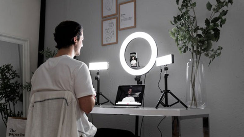 نورپردازی برای تولید محتوا