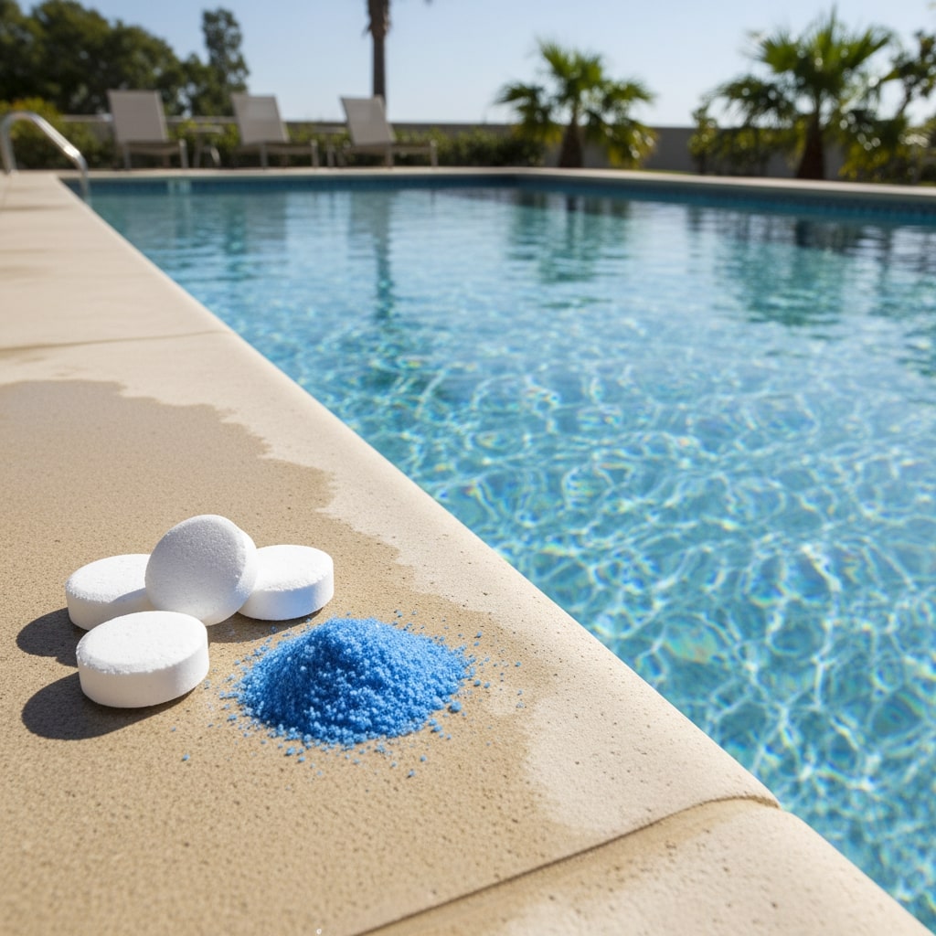 استفاده از قرص کلر و سولفات مس