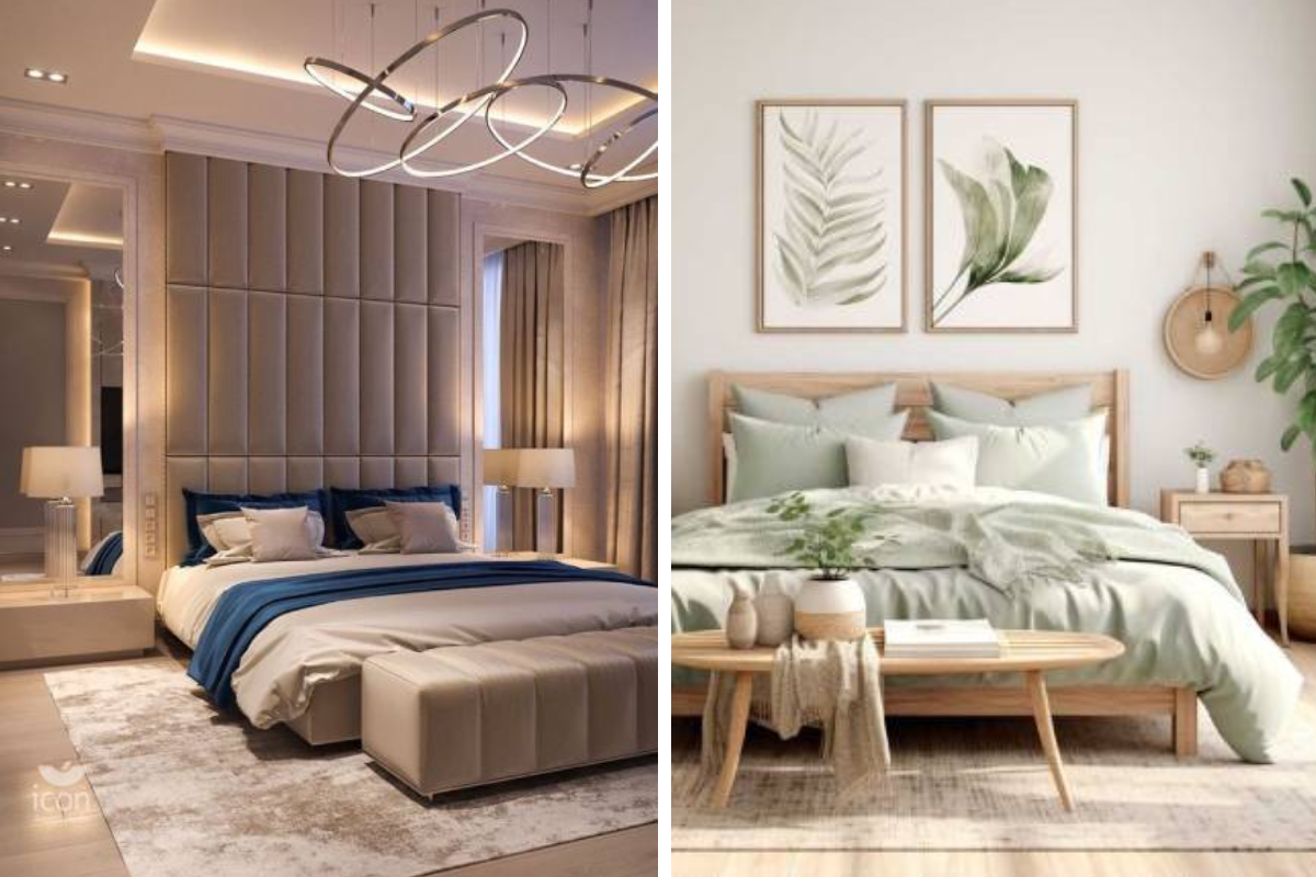 بهترین رنگ اتاق خواب زن و شوهر رنگ های خنثی و ملایم هستند