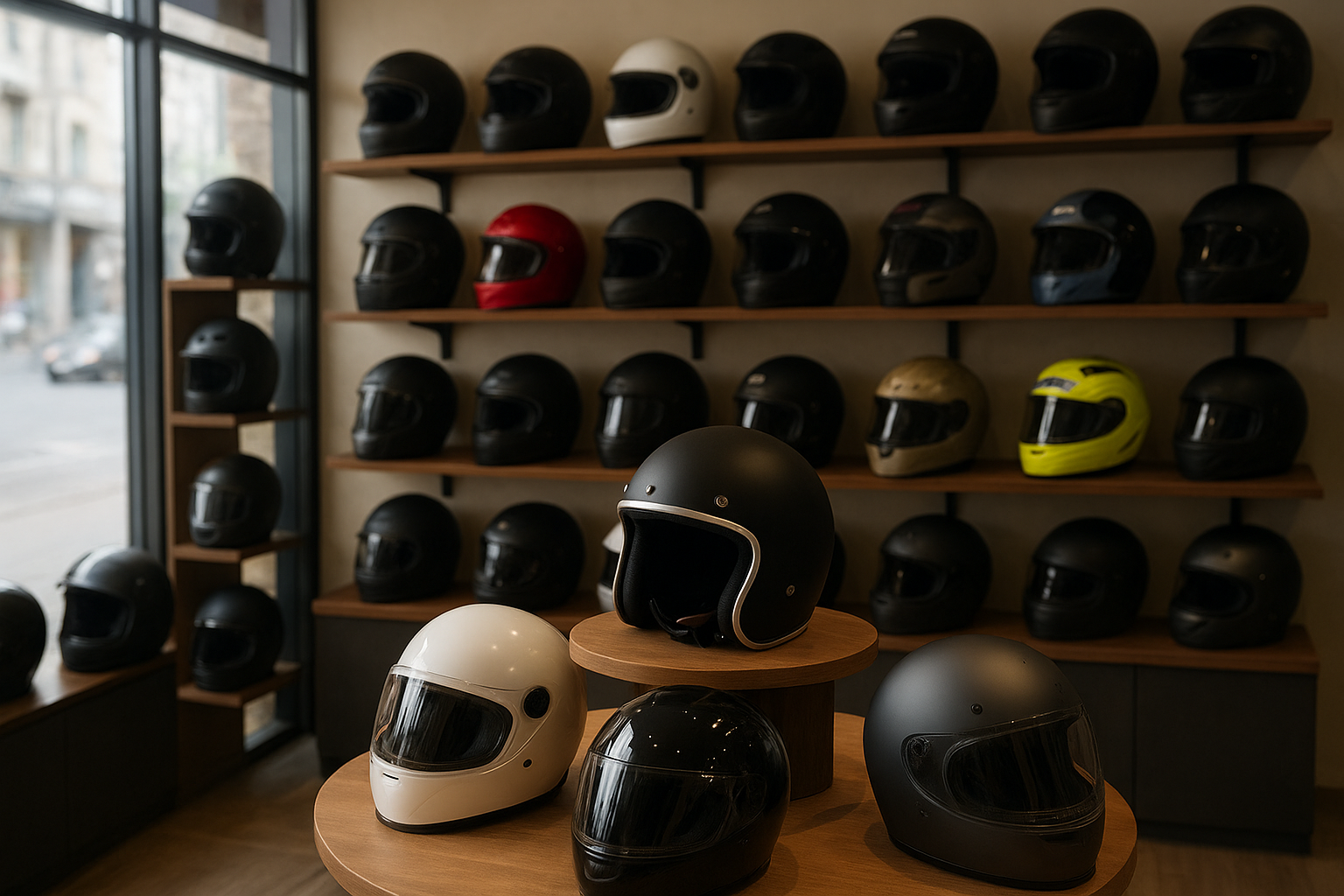 انواع کلاه کاسکت فک متحرک و کلاه نیمه