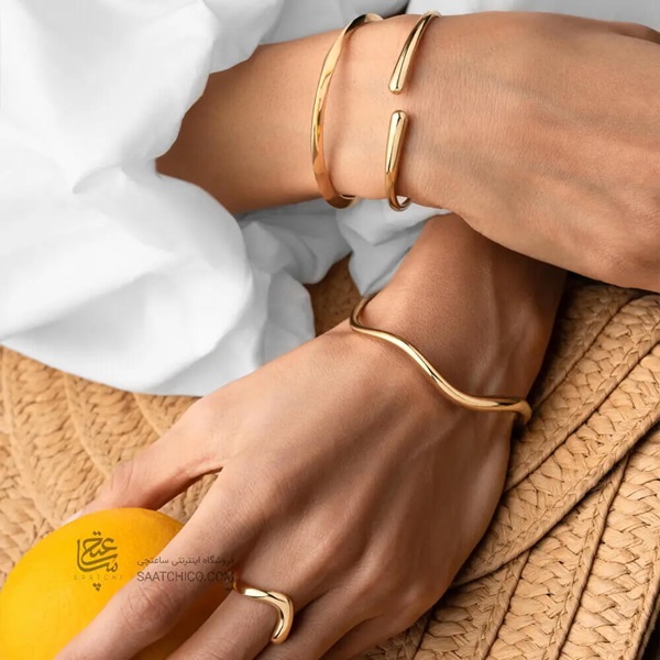استایل کردن دستبند طلا زنانه