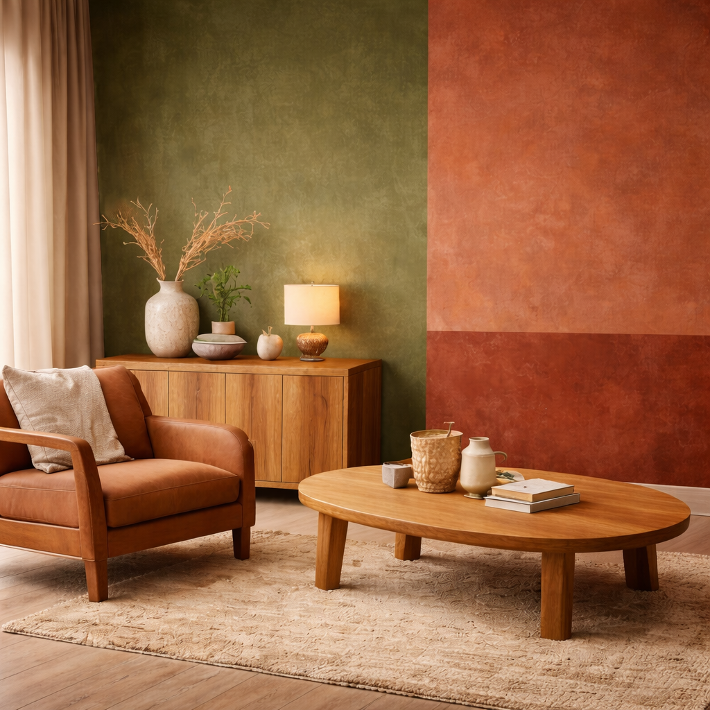 رنگ‌های خاکی و طبیعی (Earthy Tones) در سال 1405