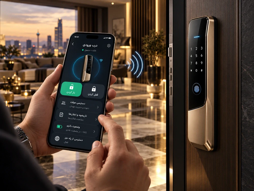 اپلیکیشن دستگیره هوشمند