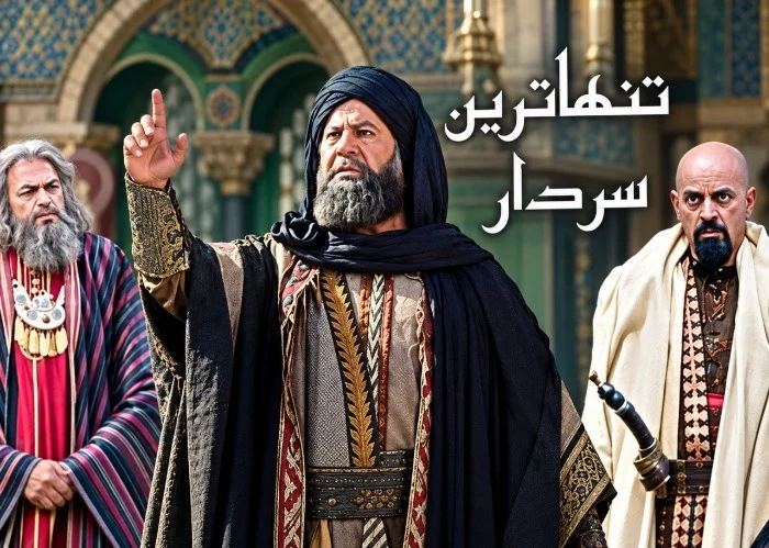 گریم مهدی فخیم زاده در سریال تنهاترین سردار