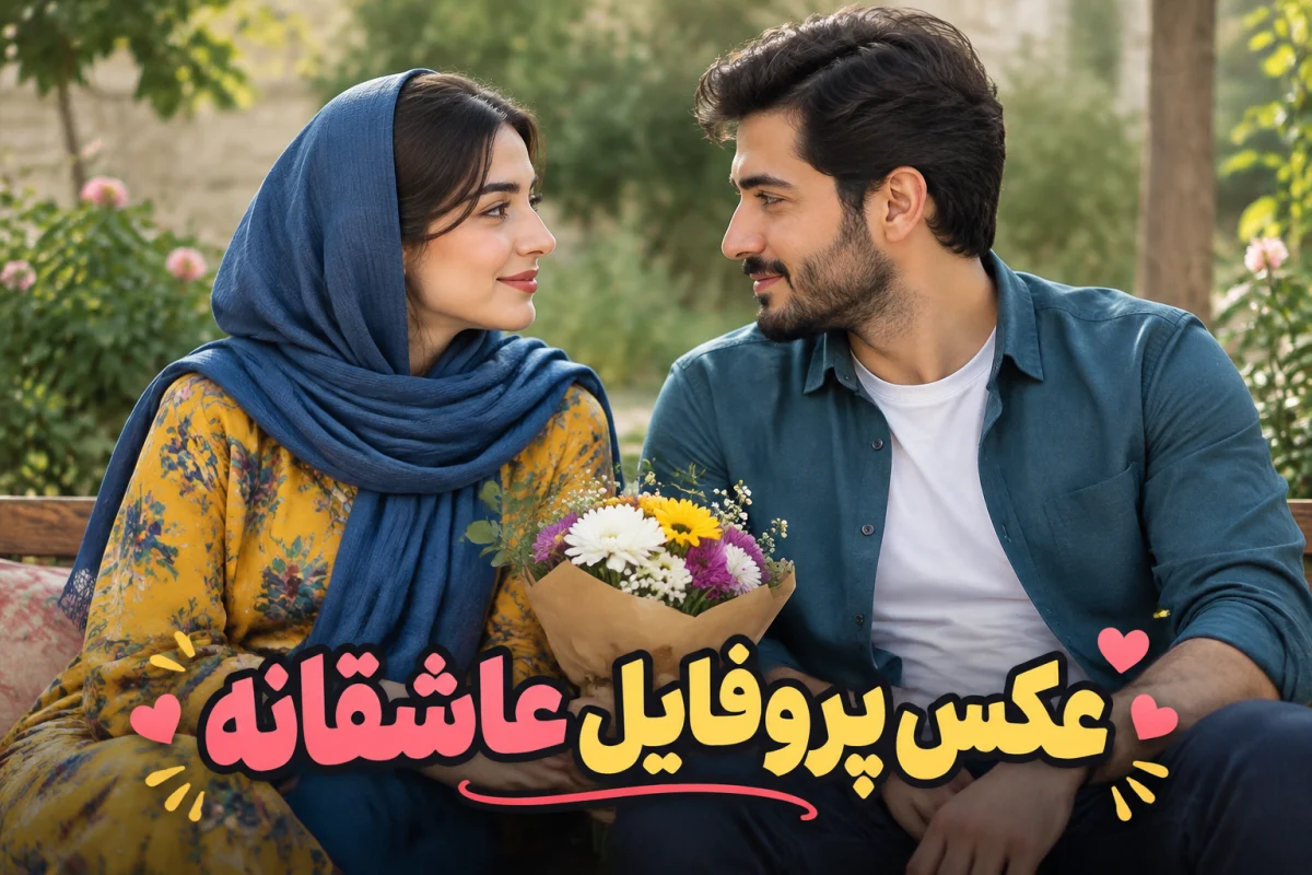 عکس پروفایل عاشقانه و احساسی دونفره، با نوشته خفن و ژست لاکچری