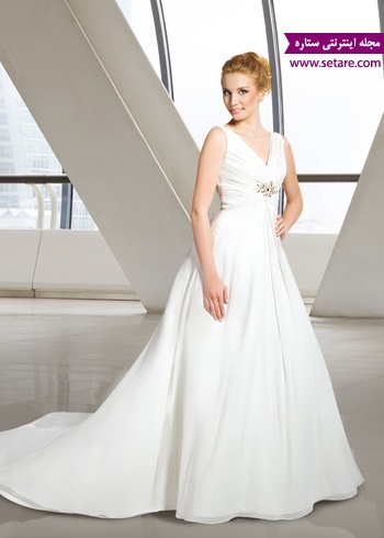 لباس عروس سوئدی - عکس لباس عروس - مدل لباس عروس -  لباس عروس زیبا - لباس عروس سفید