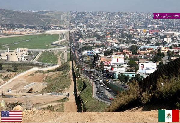 مرز آمریکا و مکزیک - خط مرزی مکزیک و ایالات متحده