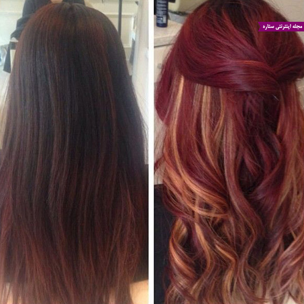 رنگ موی گیاهی - موی قرمز و بلوند - موی مشکی پرکلاغی