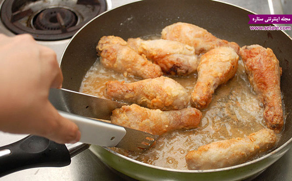 سرخ کردن مرغ سوخاری، روغن سرخ کردنی، KFC