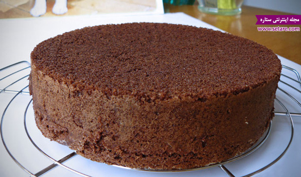 کیک، شیفون، کیک شکلاتی، کیک تولد،کیک ساده