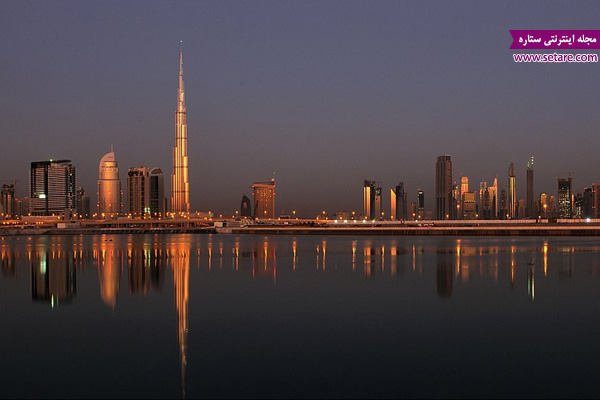 عکس برج خلیفه، برج دبی، برج خلیفه، جاذبه های گردشگری دبی، امارات