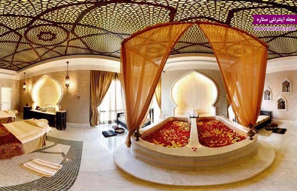 اتاق هتل قصر امارات، پکیج 1 میلیون دلاری، لابی