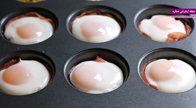 طرز تهیه صبحانه مقوی با تخم مرغ عسلی + ویدئو