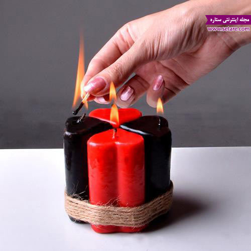 عکس شمع - شمع سازی - درست کردن شمع - مدل شمع تزئینی