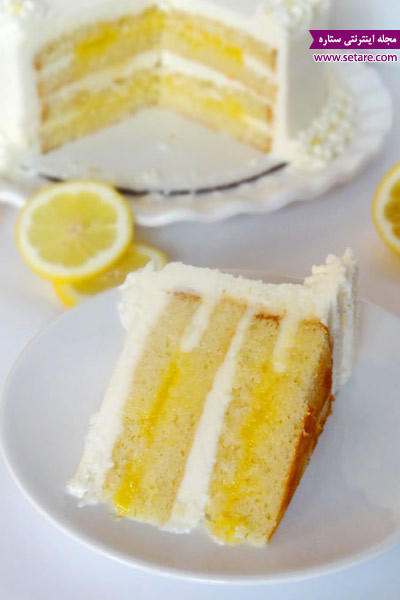 طرز تهیه کیک لیمویی، کیک لیمو ترش، ، کیک لیمو ساده، کیک لیموخوشمزه، عکس کیک لیمو 