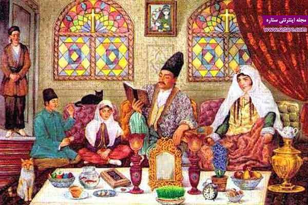 آداب نوروز در ایران باستان، رسم و رسوم نوروز باستانی، سفره هفت سین 