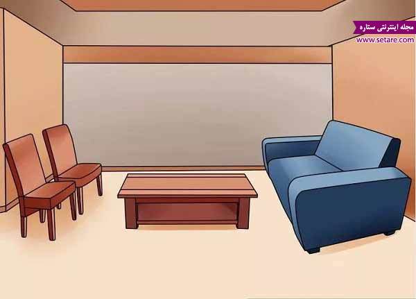 چگونه اسباب و وسایل خود در اتاق نشیمن را مرتب کنید؟ (روش اول)