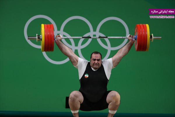 بهداد سلیمی - پیروزی بهداد سلیمی - وزنه برداری بهداد سلیمی - المپیک ریو - المپیک - عکس بهداد سلیمی